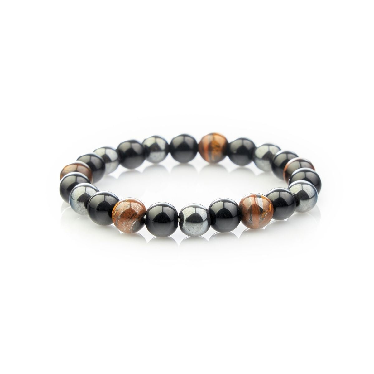 Triple Protection Bracelet - Tiger’s Eye, Obsidian, Hematite