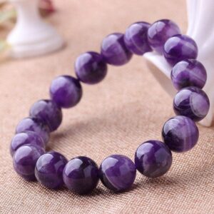 Amethyst Purifying Bracelet – For Peace & Clarity - Fire element crystal for love